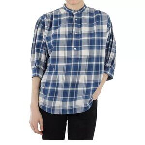 Polo Ralph Lauren Women's Blue Plaid Tunic Blue Size Small NWOT